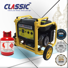 CLASSIC (CHINA) Silent tragbare Erdgasgeneratoren für den Heimgebrauch, tragbarer TRI Kraftstoffgenerator, Propan und Gasgenerator